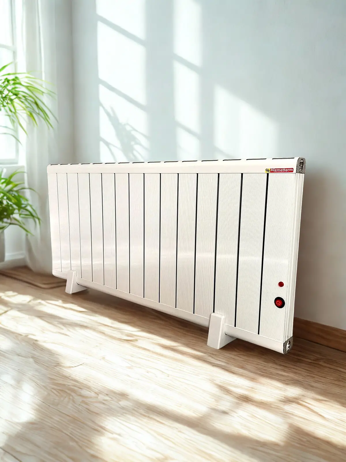 Elektrikli Aluminyum Radyatör Çift Rezistanslı 1200 WATT