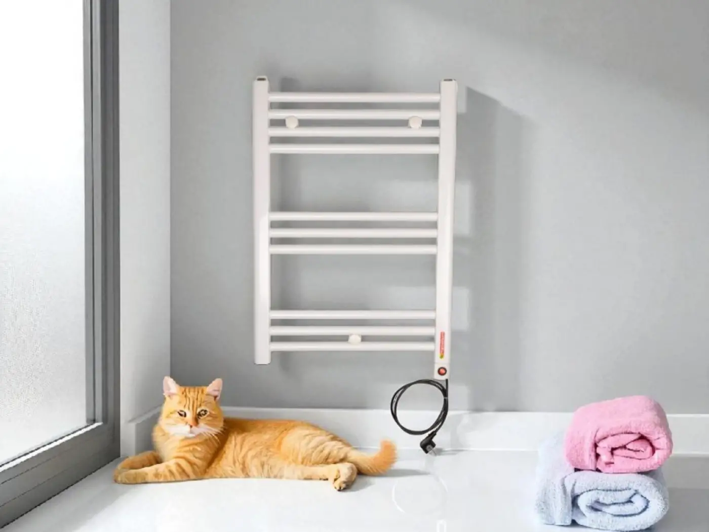 Elektrikli Havlupan 50X70 Beyaz