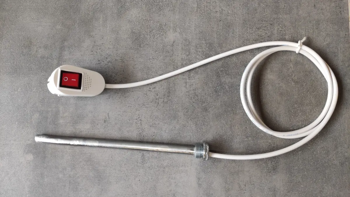 Havlupan Rezistans Kiti Tak Çalıştır Termostatlı Bakır 600 WATT