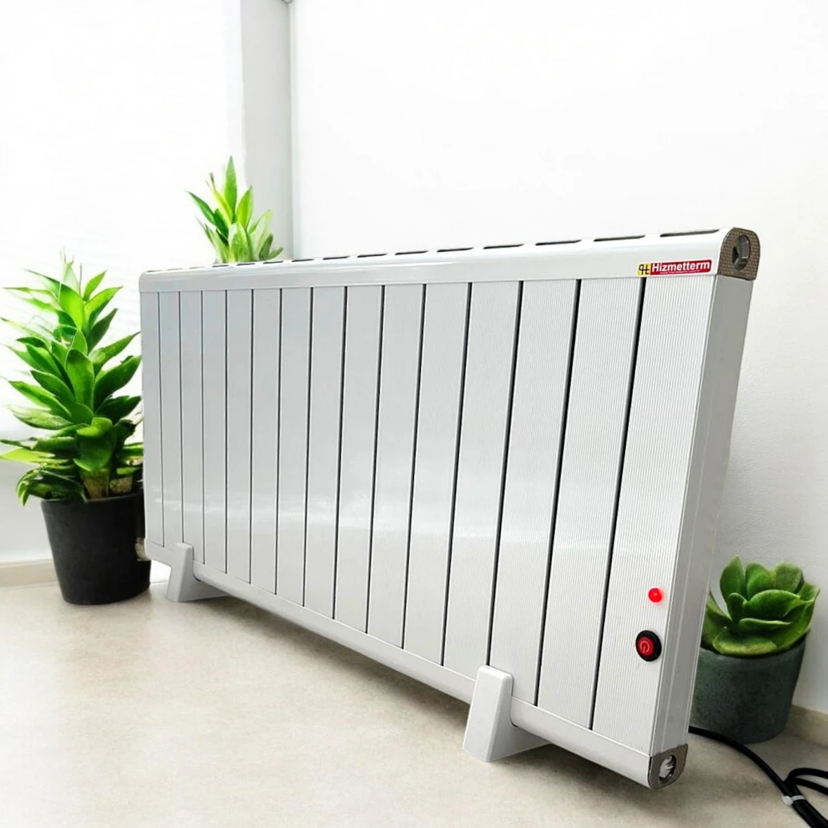 Elektrikli Aluminyum Radyatör Çift Rezistanslı 1200 WATT