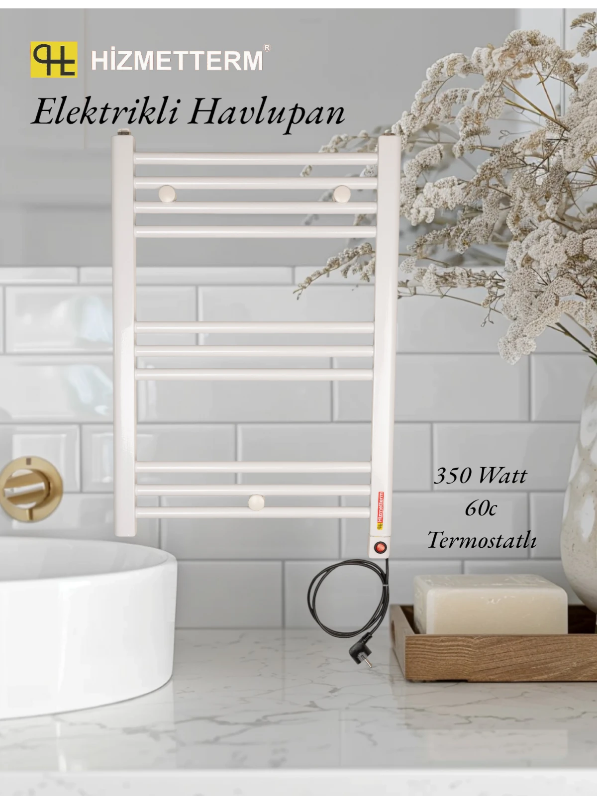 Elektrikli Havlupan 50X100 CM BEYAZ