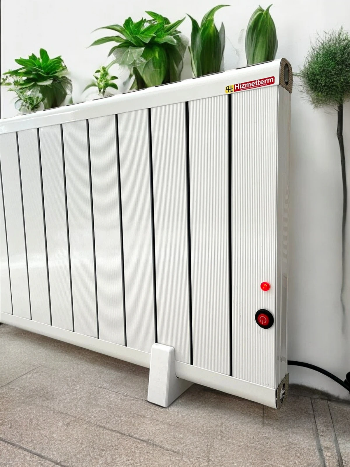 Elektrikli Aluminyum Radyatör Çift Rezistanslı 1200 WATT